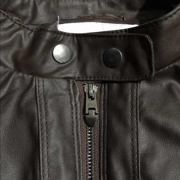 Leather brown jacket - Picture 4 of 4